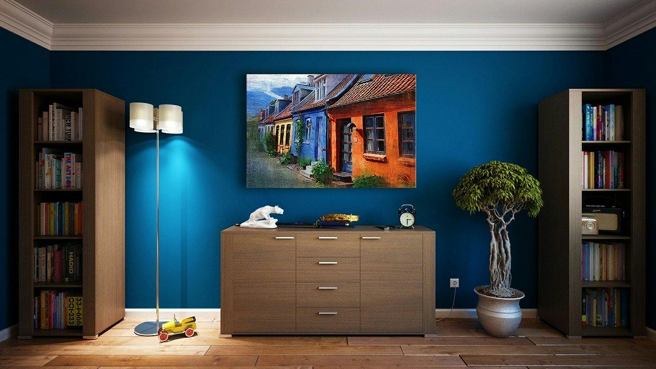 Zimmer modern eingerichtet