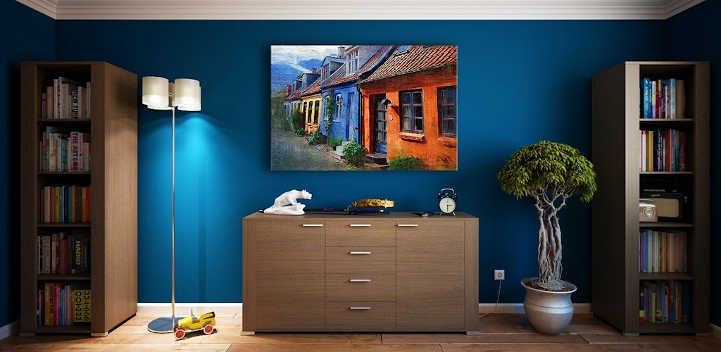 Zimmer modern eingerichtet